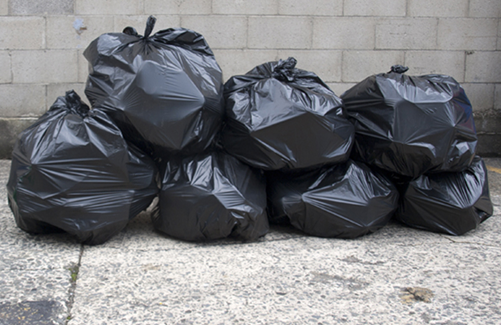 Bags of rubbish